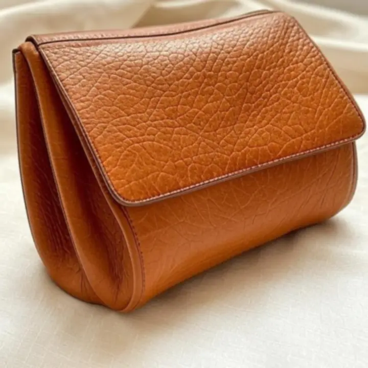 Close-up detail of accessory craftsmanship and textured materials