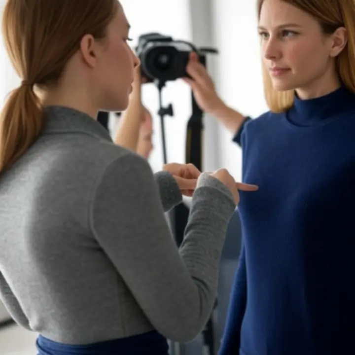 Behind the scenes of a Styleverto editorial photoshoot